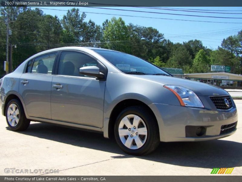 Magnetic Gray / Beige 2007 Nissan Sentra 2.0