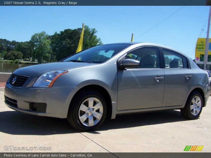 Magnetic Gray / Beige 2007 Nissan Sentra 2.0