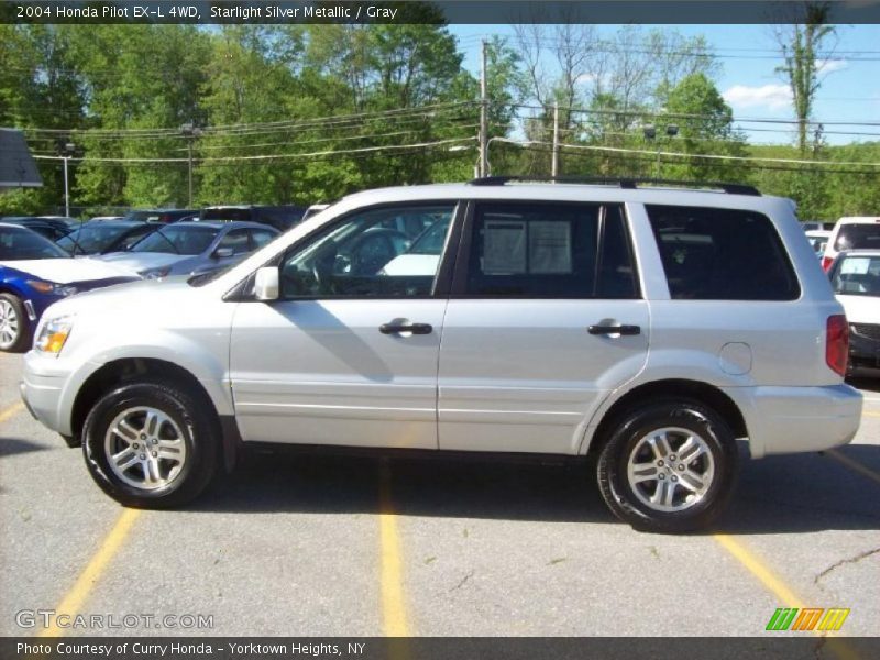 Starlight Silver Metallic / Gray 2004 Honda Pilot EX-L 4WD