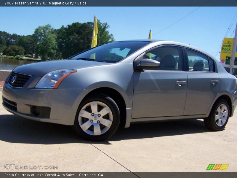 Magnetic Gray / Beige 2007 Nissan Sentra 2.0