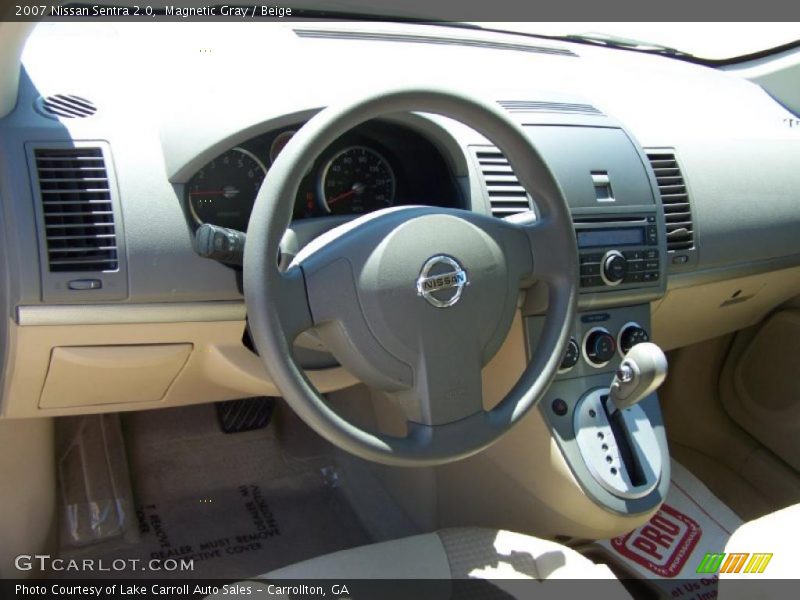 Magnetic Gray / Beige 2007 Nissan Sentra 2.0