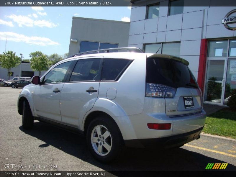 Cool Silver Metallic / Black 2007 Mitsubishi Outlander LS 4WD