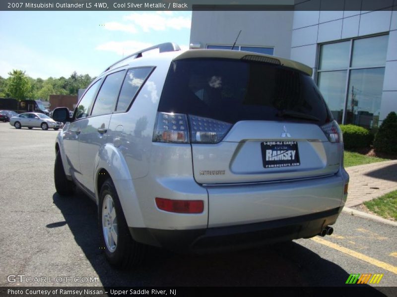 Cool Silver Metallic / Black 2007 Mitsubishi Outlander LS 4WD