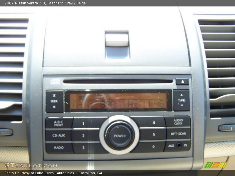 Magnetic Gray / Beige 2007 Nissan Sentra 2.0