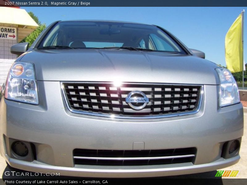 Magnetic Gray / Beige 2007 Nissan Sentra 2.0