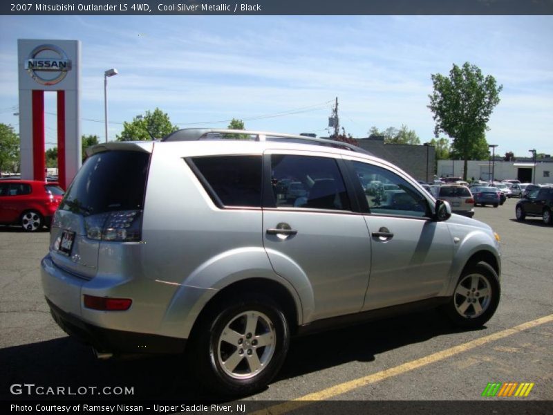 Cool Silver Metallic / Black 2007 Mitsubishi Outlander LS 4WD