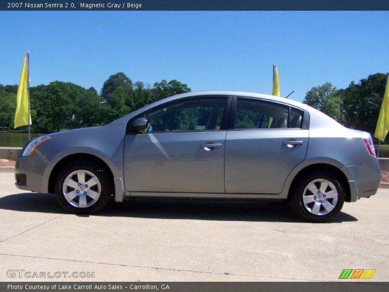Magnetic Gray / Beige 2007 Nissan Sentra 2.0