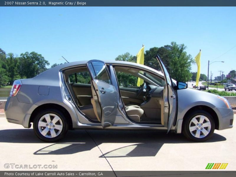 Magnetic Gray / Beige 2007 Nissan Sentra 2.0