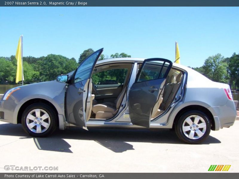 Magnetic Gray / Beige 2007 Nissan Sentra 2.0