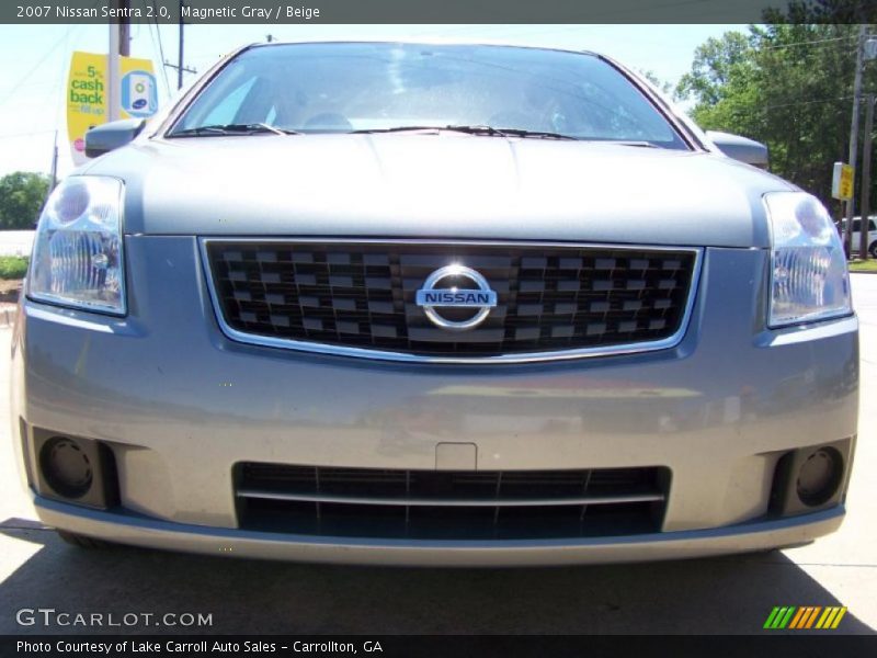 Magnetic Gray / Beige 2007 Nissan Sentra 2.0