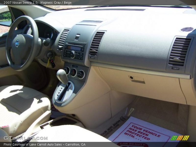 Magnetic Gray / Beige 2007 Nissan Sentra 2.0