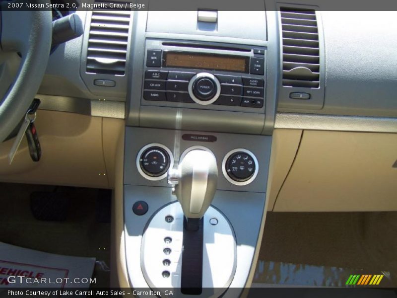 Magnetic Gray / Beige 2007 Nissan Sentra 2.0