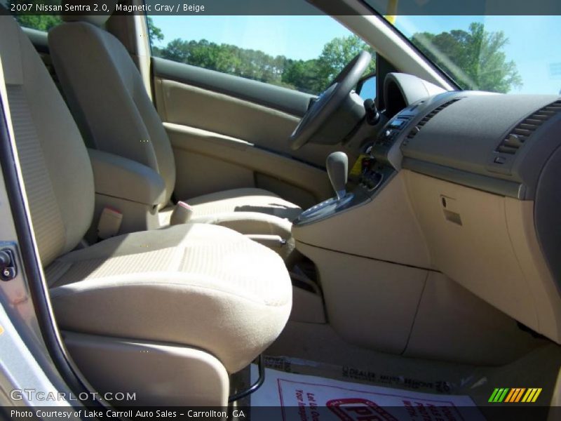 Magnetic Gray / Beige 2007 Nissan Sentra 2.0