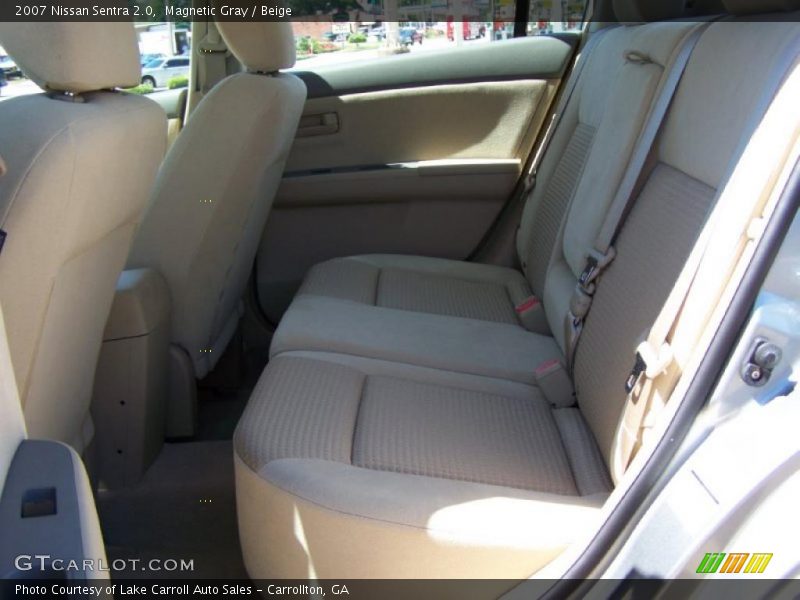 Magnetic Gray / Beige 2007 Nissan Sentra 2.0