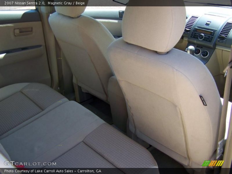 Magnetic Gray / Beige 2007 Nissan Sentra 2.0