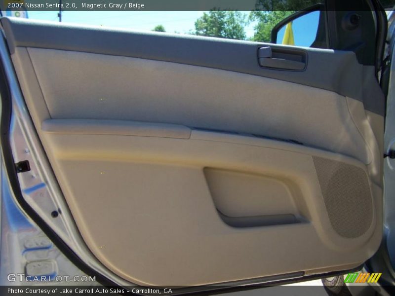 Magnetic Gray / Beige 2007 Nissan Sentra 2.0