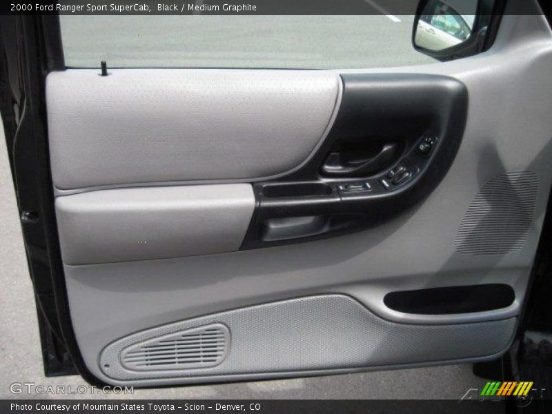 Black / Medium Graphite 2000 Ford Ranger Sport SuperCab