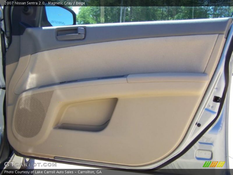 Magnetic Gray / Beige 2007 Nissan Sentra 2.0