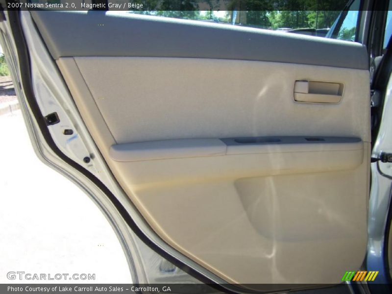 Magnetic Gray / Beige 2007 Nissan Sentra 2.0