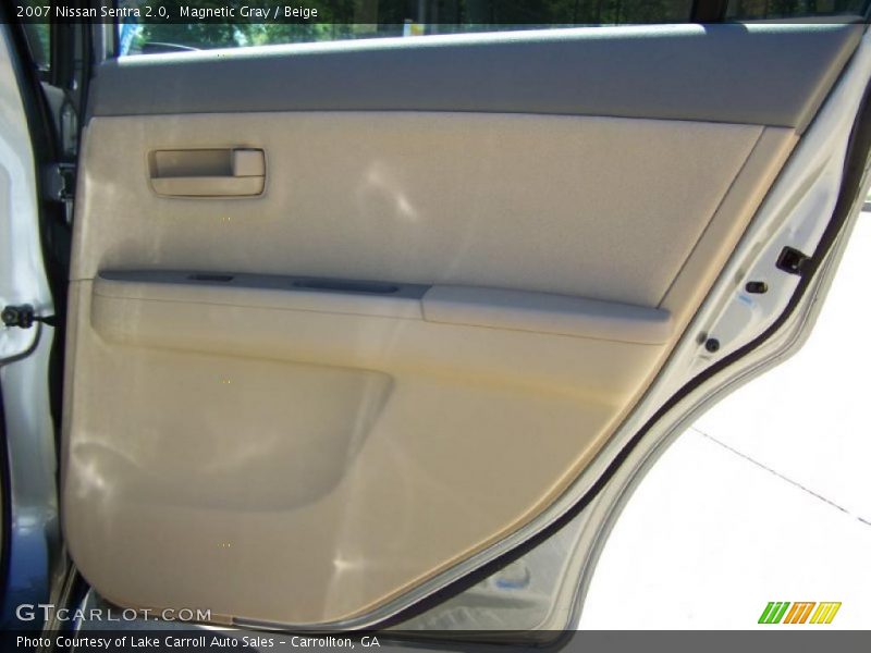 Magnetic Gray / Beige 2007 Nissan Sentra 2.0