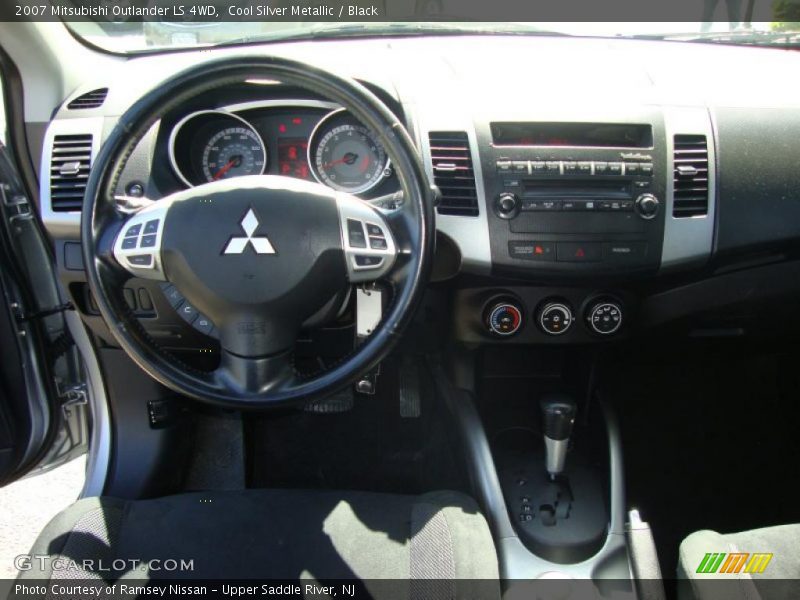 Cool Silver Metallic / Black 2007 Mitsubishi Outlander LS 4WD