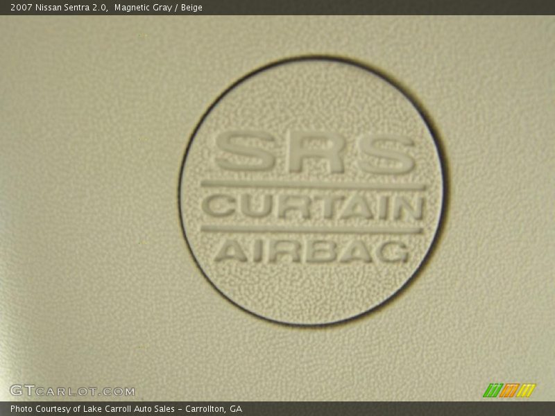 Magnetic Gray / Beige 2007 Nissan Sentra 2.0