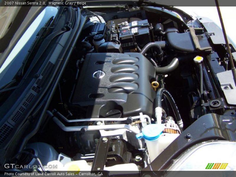 Magnetic Gray / Beige 2007 Nissan Sentra 2.0