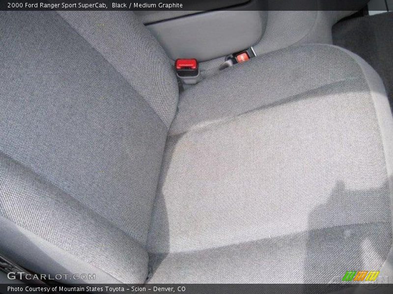 Black / Medium Graphite 2000 Ford Ranger Sport SuperCab