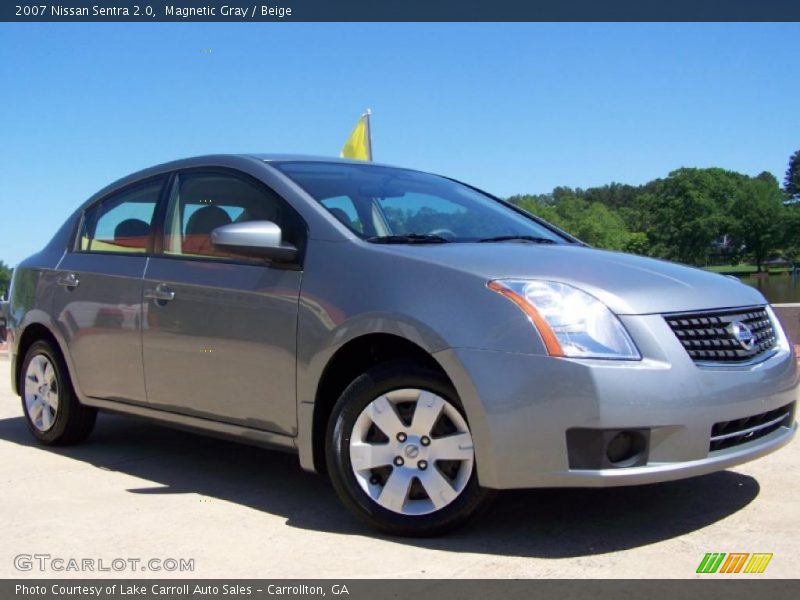 Magnetic Gray / Beige 2007 Nissan Sentra 2.0
