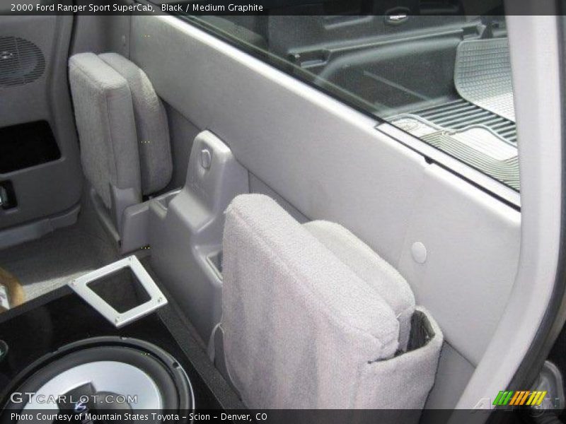 Black / Medium Graphite 2000 Ford Ranger Sport SuperCab
