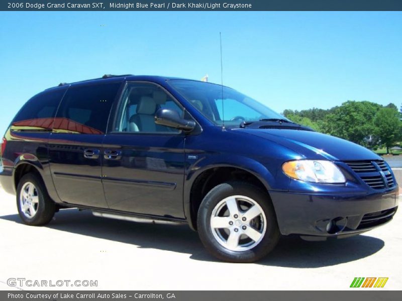 Midnight Blue Pearl / Dark Khaki/Light Graystone 2006 Dodge Grand Caravan SXT