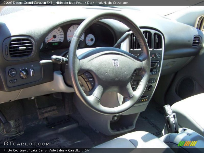 Midnight Blue Pearl / Dark Khaki/Light Graystone 2006 Dodge Grand Caravan SXT