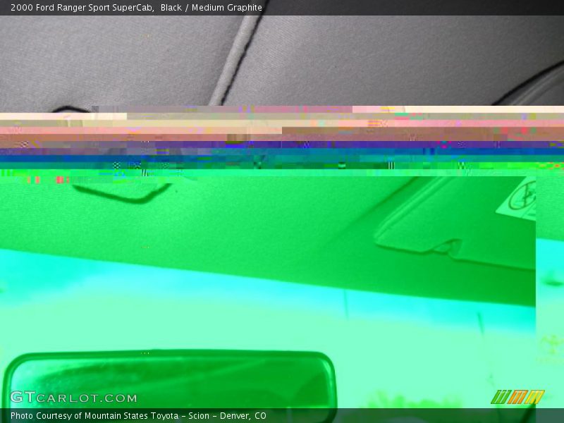 Black / Medium Graphite 2000 Ford Ranger Sport SuperCab