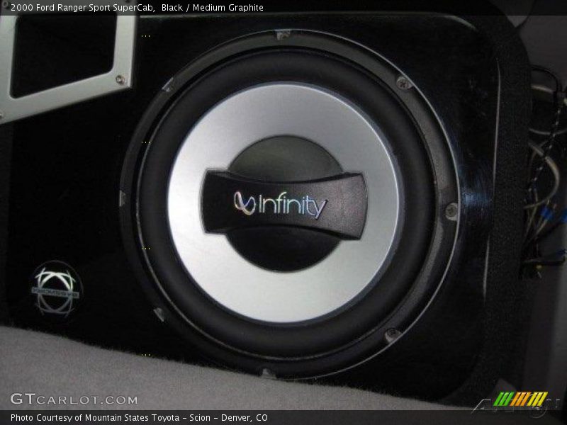 Black / Medium Graphite 2000 Ford Ranger Sport SuperCab