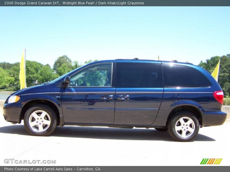 Midnight Blue Pearl / Dark Khaki/Light Graystone 2006 Dodge Grand Caravan SXT