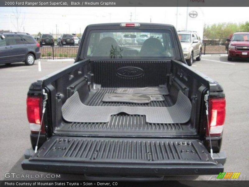 Black / Medium Graphite 2000 Ford Ranger Sport SuperCab