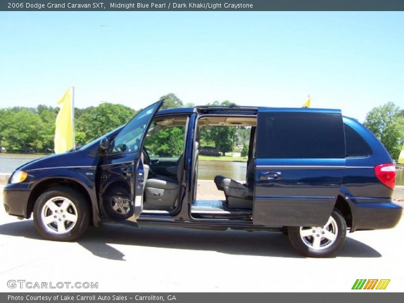 Midnight Blue Pearl / Dark Khaki/Light Graystone 2006 Dodge Grand Caravan SXT