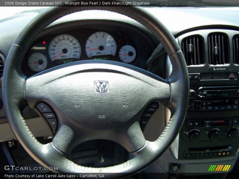 Midnight Blue Pearl / Dark Khaki/Light Graystone 2006 Dodge Grand Caravan SXT