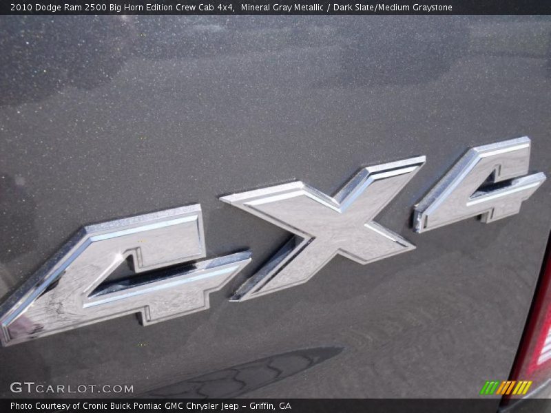 Mineral Gray Metallic / Dark Slate/Medium Graystone 2010 Dodge Ram 2500 Big Horn Edition Crew Cab 4x4