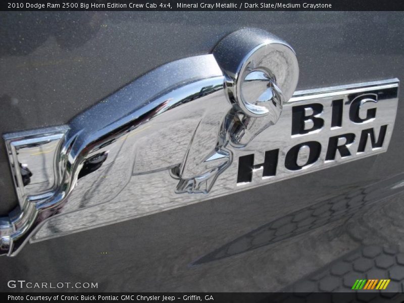 Mineral Gray Metallic / Dark Slate/Medium Graystone 2010 Dodge Ram 2500 Big Horn Edition Crew Cab 4x4