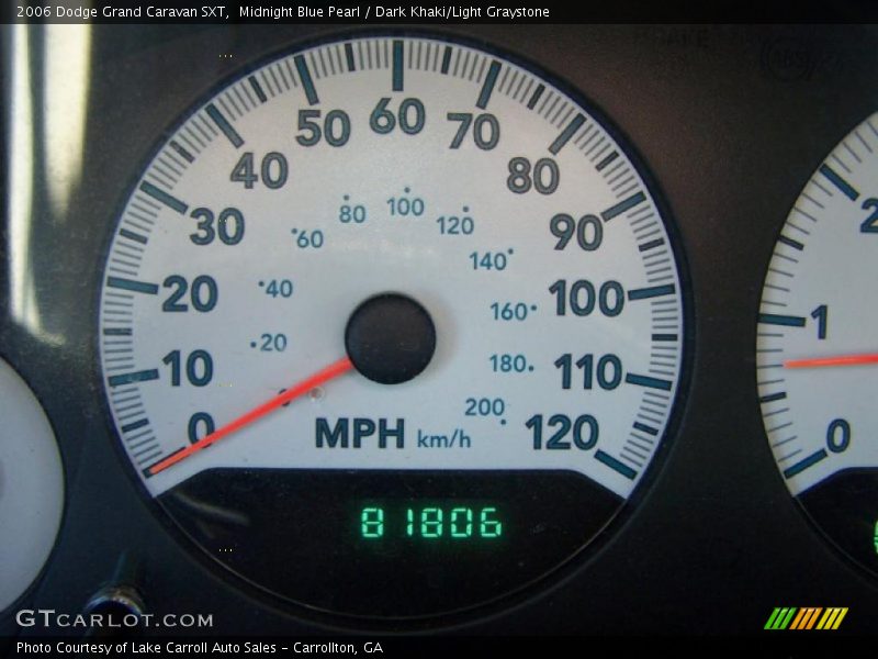 Midnight Blue Pearl / Dark Khaki/Light Graystone 2006 Dodge Grand Caravan SXT