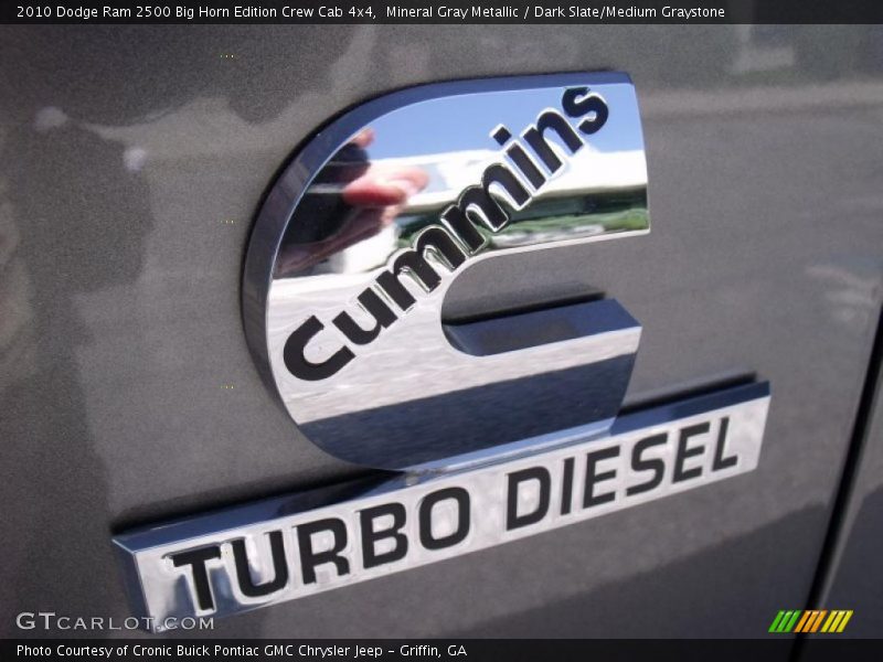 Mineral Gray Metallic / Dark Slate/Medium Graystone 2010 Dodge Ram 2500 Big Horn Edition Crew Cab 4x4