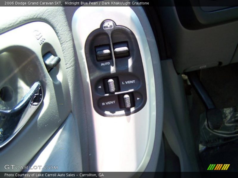 Midnight Blue Pearl / Dark Khaki/Light Graystone 2006 Dodge Grand Caravan SXT