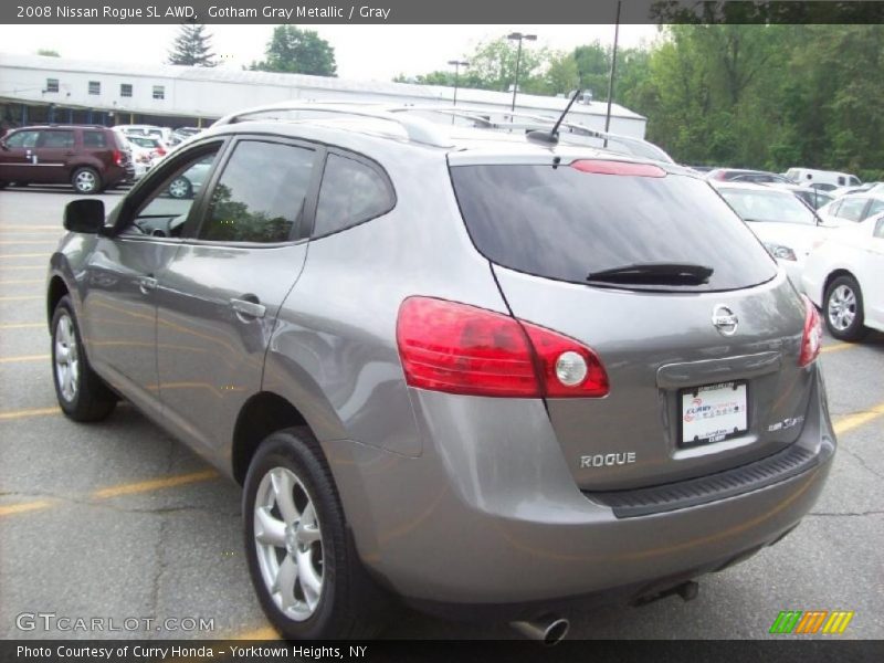 Gotham Gray Metallic / Gray 2008 Nissan Rogue SL AWD