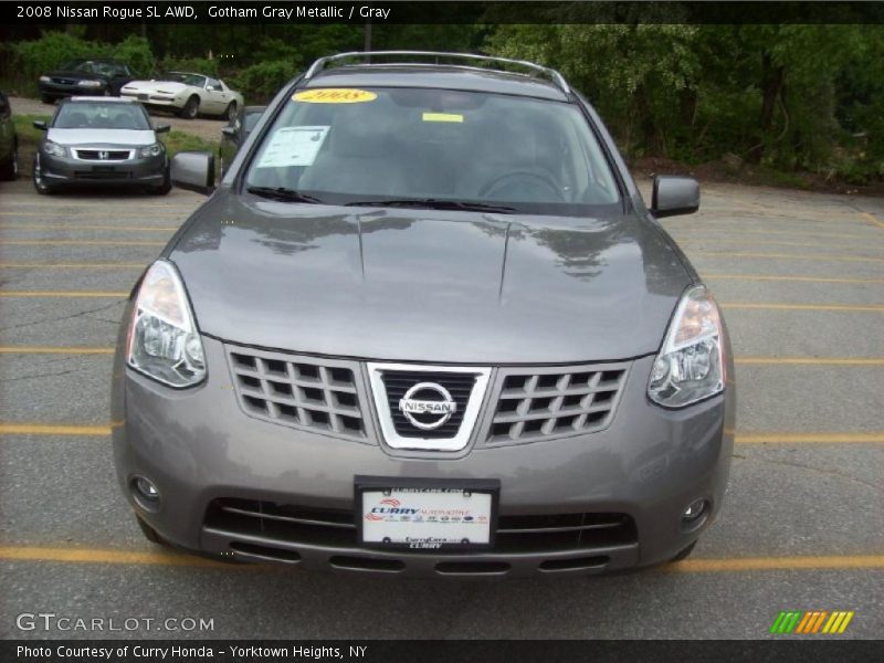 Gotham Gray Metallic / Gray 2008 Nissan Rogue SL AWD
