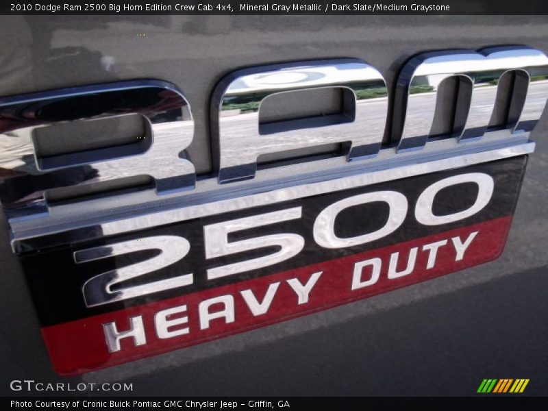 Mineral Gray Metallic / Dark Slate/Medium Graystone 2010 Dodge Ram 2500 Big Horn Edition Crew Cab 4x4