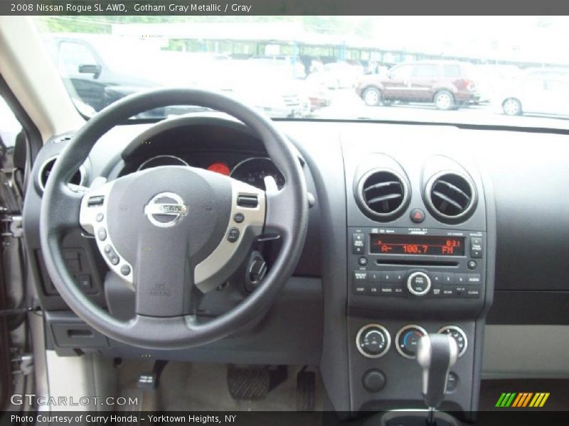 Gotham Gray Metallic / Gray 2008 Nissan Rogue SL AWD
