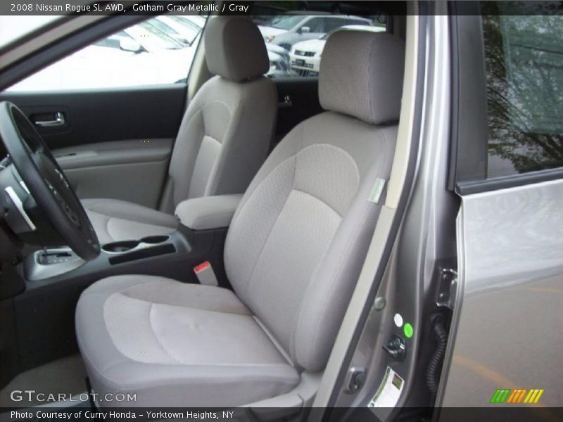 Gotham Gray Metallic / Gray 2008 Nissan Rogue SL AWD