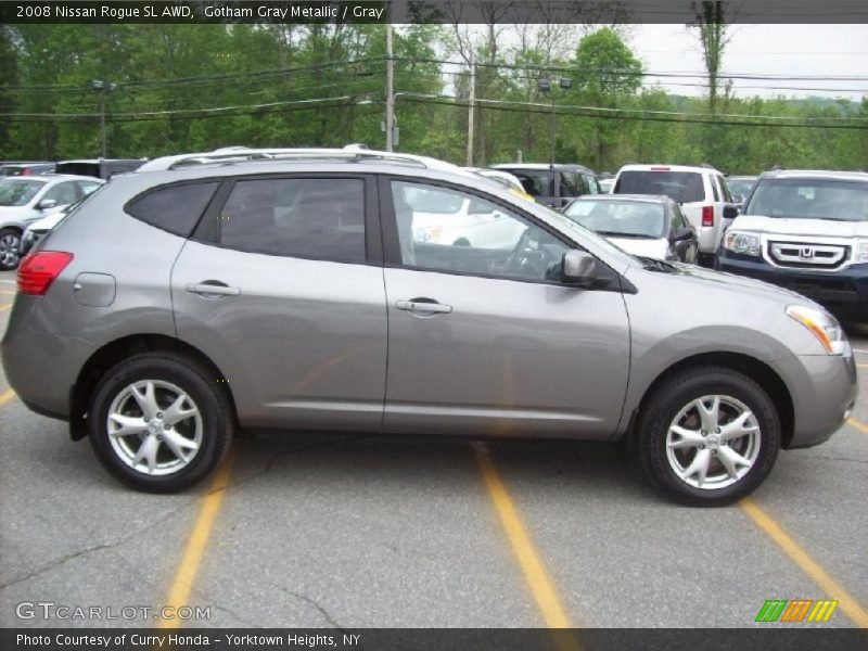 Gotham Gray Metallic / Gray 2008 Nissan Rogue SL AWD
