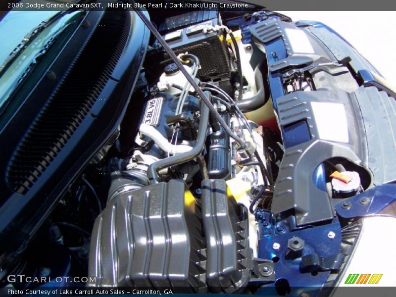 Midnight Blue Pearl / Dark Khaki/Light Graystone 2006 Dodge Grand Caravan SXT